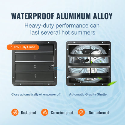 Shutter Exhaust Fan Shop Exhaust Fan 406 mm Remote Control Wall Bracket EC