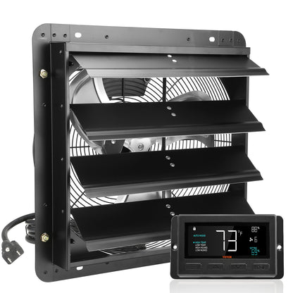 Shutter Exhaust Fan Shop Exhaust Fan 406 mm Remote Control Wall Bracket EC