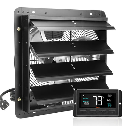 Shutter Exhaust Fan Shop Exhaust Fan 406 mm Remote Control Wall Bracket EC