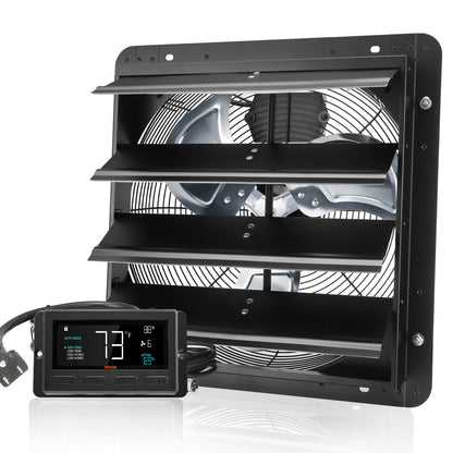 Shutter Exhaust Fan Shop Exhaust Fan 406 mm Remote Control Wall Bracket EC