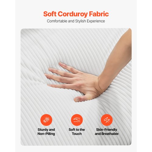 2840 mm böjd modulsoffa, modern lyxig sektionssoffa med 4 kuddar, överdimensionerad molnplyschmanchestersoffa med bred djup sits, för vardagsrum, sovrum, lägenhet, kontor, vit |  EU