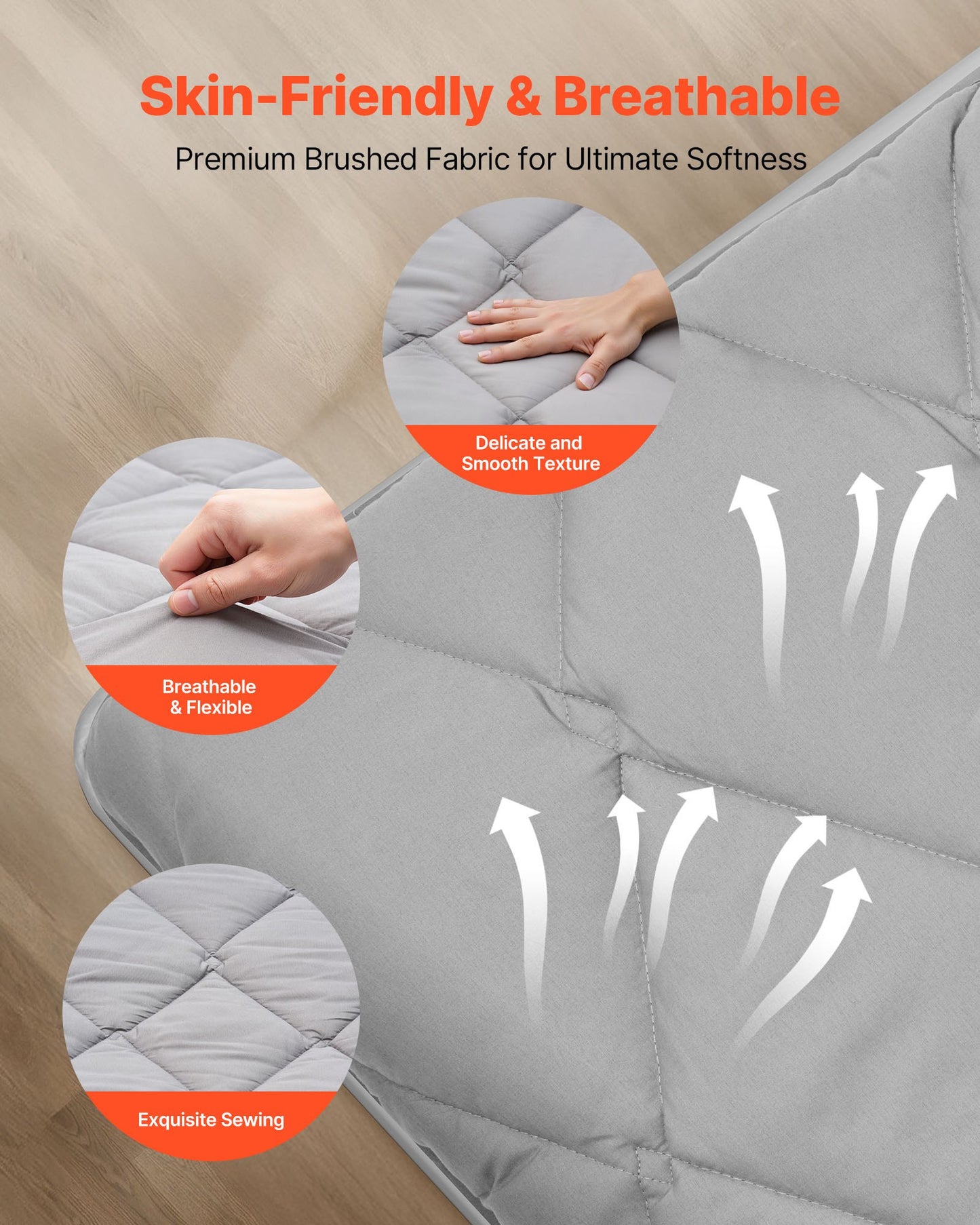 Japanese Tatami Mat, Queen Size Foldable Japanese Tatami Mattress, Futon Mattress with Storage Bag & Fastener, 9-Layer Floor Mat for Sleeping, Dormitory, Meditation, Yoga, 80 x 60 x 3.5 in, Gray