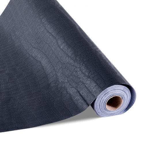 selbstklebende Tapete 40 cm x 10 m schwarz, rissig, wasserfest für Küche | EU