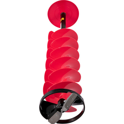 Eisbohrer, Nylon-Eisbohrer mit 20,3 cm Durchmesser, 99,1 cm langer Eisbohrer, Eisbohrer mit 30 cm Verlängerungsstange, Eisbohrer mit Bohradapter, Deckplatte und Klingenschutz zum Eisfischen und Eisgraben