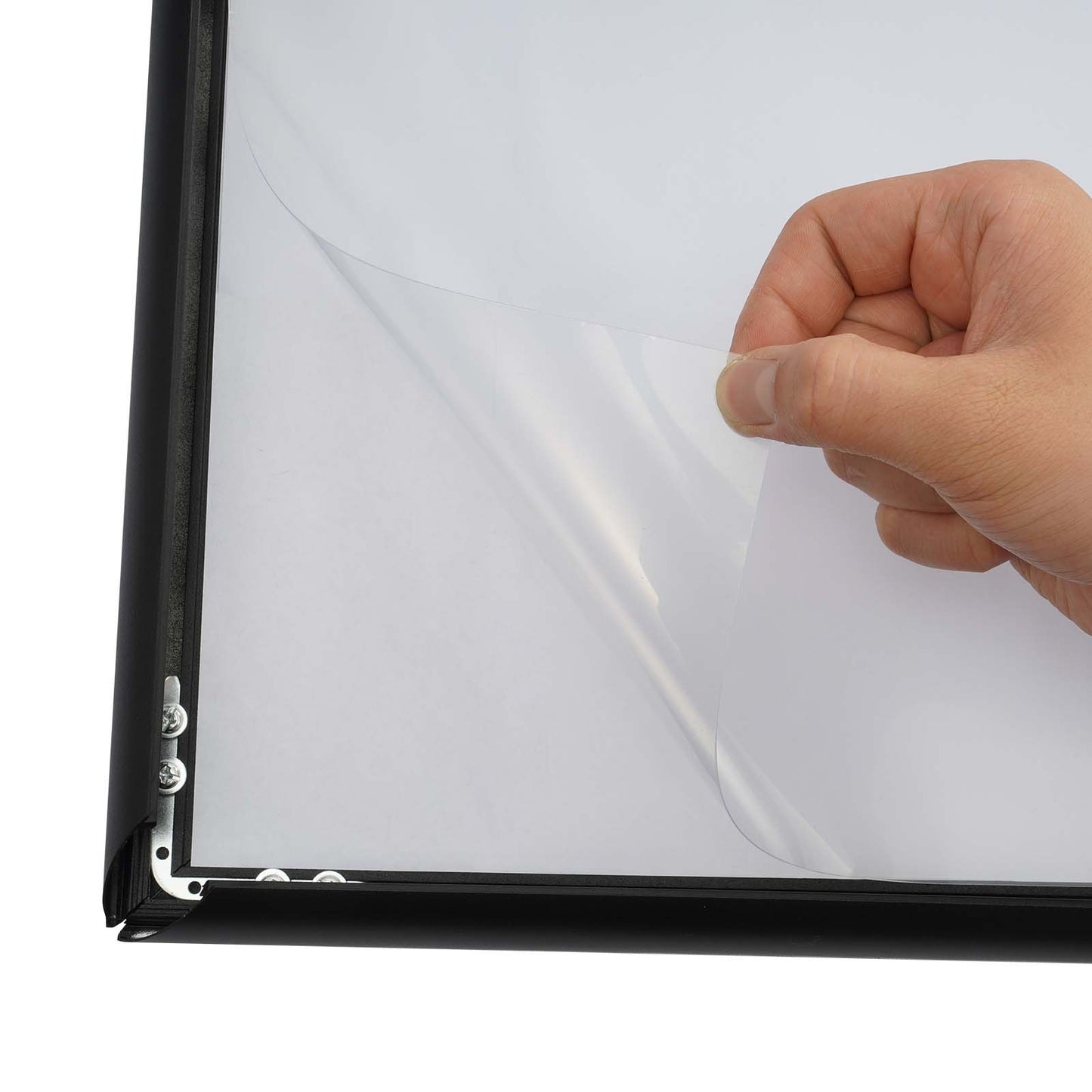 Piedestalskylthållare, 11 x 17 tums vertikalt och horisontellt justerbart affischställ, kraftig golvskylthållare med rund bas för display, reklam och utomhus, svart