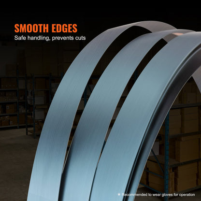 Packaging Steel Strapping Roll 1/2" x 0.016" x 330' Banding Strap 1100 lbs