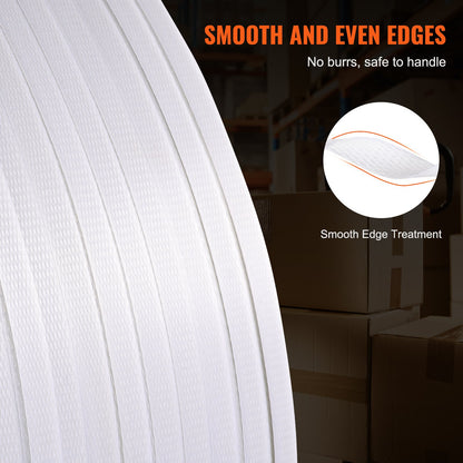 Packaging PP Strapping Roll 1/2" x 0.03" x 9900' Banding Strap 243lbs Load