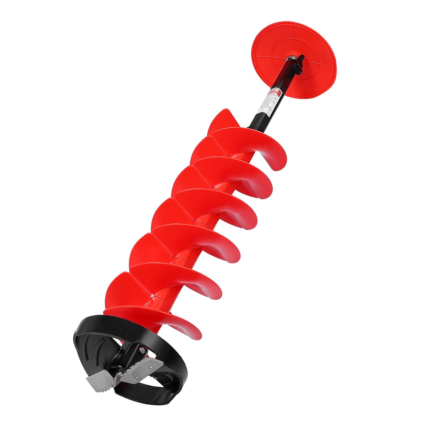 Ice Auger Drill Bit, 8in Diameter 39in Length, Cordless Nylon Ice Fishing Augers With Extra 13.4in Extension Rod, Drill Adapter, Top Plate and Blade Guard