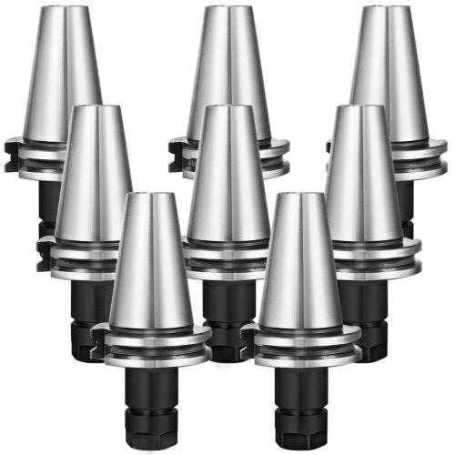 8Pcs 2.76'' CAT40-ER16 COLLET CHUCKS Tool Holder Set CNC Tested Heavy Duty