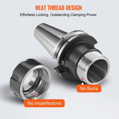 CAT40 Spännhylshållare ER 16/32 Spännhylsa Set, 35 st, SLN FMB ER16/32 APU Verktygshållare Fjäderstål Spännhylsa Chuckar med 10 dragbultar och 3 skiftnycklar, för Fräsmaskin Borrpressar Borrmaskin