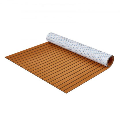 Boat Flooring, EVA Foam Boat Decking 94.5" x 46", Non-Slip Self-Adhesive Flooring, 29.9 sq.ft Marine Carpet for Boats, Yacht, Pontoon, Kayak Decking