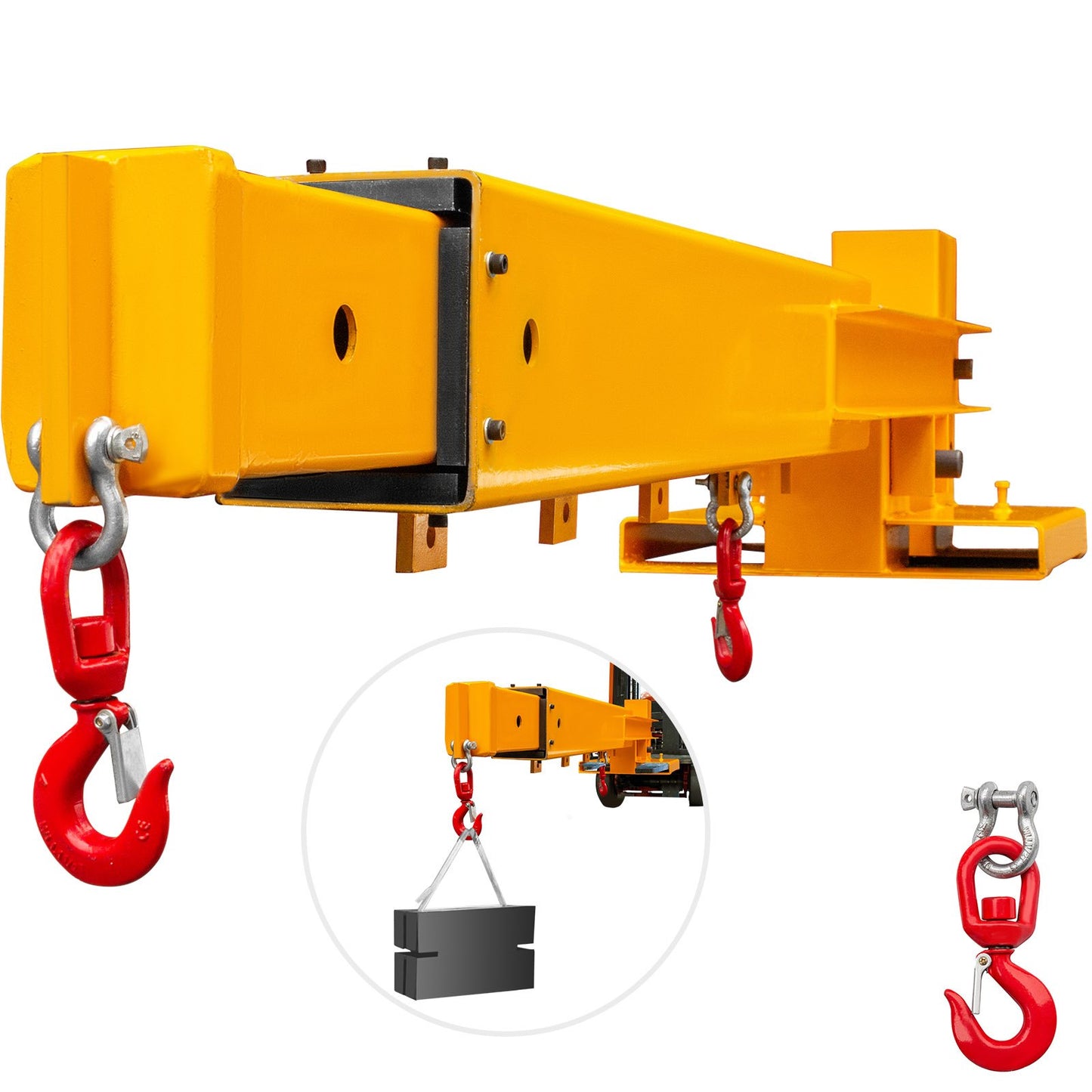 Forklift Mobile Crane Forklift Crane Bracket 6000 lb lifting jib boom