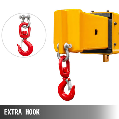 Forklift Mobile Crane Forklift Crane Bracket 6000 lb lifting jib boom