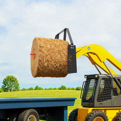 Skid Steer Pallet Fork Frame, 4000 lbs Rated Capacity, 45-inch Pallet Fork Frame Attachments with 2-inch Hitch Receiver & Spear Sleeves, Fit for Quick Attach Tractor Loaders, Frame Only