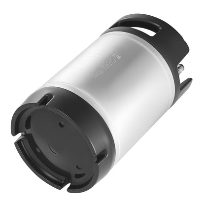 Corny Keg, 2.5 Gallon Ball Lock Keg, SUS304 Cold Brew Kegs with Dual Rubber Handles & Heavy-Duty Rubber Bottom, Brewing Equipment for Home Brewing Party, 2 PCS