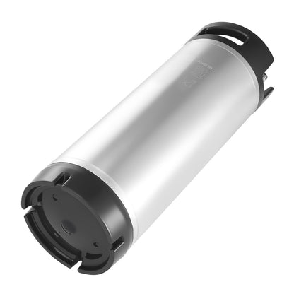 Corny Keg, 5 Gallon Ball Lock Keg, SUS304 Cold Brew Kegs with Dual Rubber Handles & Heavy-Duty Rubber Bottom, Brewing Equipment for Home Brewing Party, 2 PCS