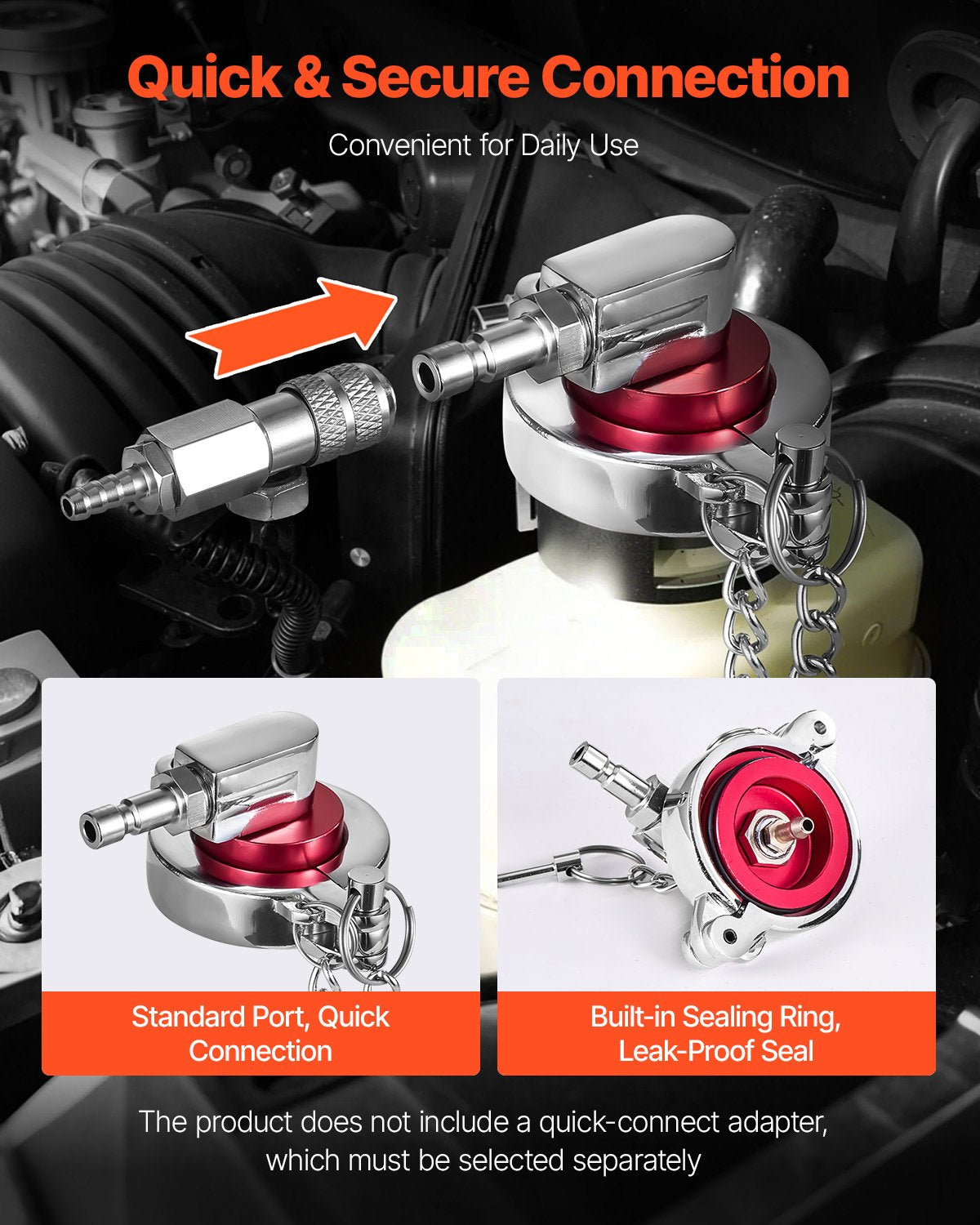 12-teiliges Brake Master Bleeder Kit Bremsentlüftungsadapter-Set für die meisten Fahrzeuge