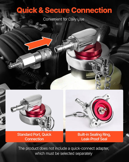 12-teiliges Brake Master Bleeder Kit Bremsentlüftungsadapter-Set für die meisten Fahrzeuge