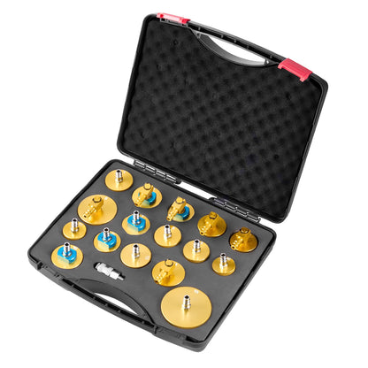 17-teiliges Brake Master Bleeder Kit Bremsentlüftungsadapter-Set für die meisten Fahrzeuge