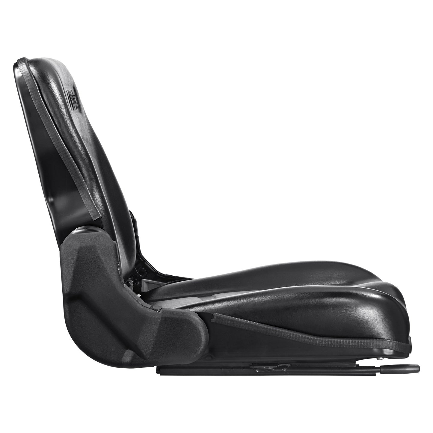 Universal-Gabelstaplersitz, umklappbarer Traktorsitz mit verstellbarem Rückenwinkel und Mikroschalter, 6,3-13,4 Zoll verlängerter Spurweite, bequemer Gabelstaplersitz für Traktorladerbagger