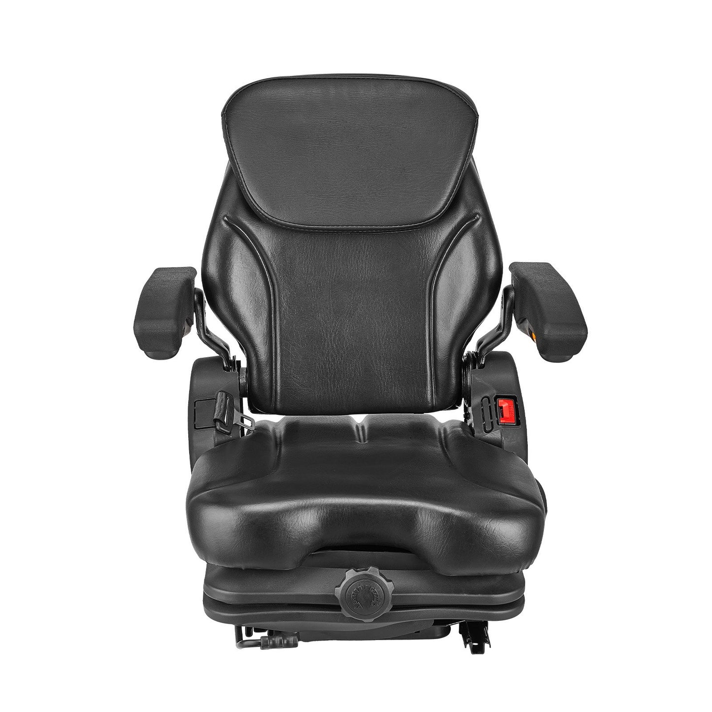 Gabelstaplersitz Klappbarer Traktor-Federsitz Verstellbare Rückenlehne und Kopfstütze