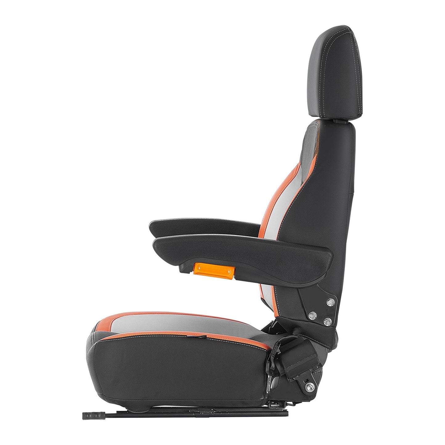 Gaffeltruck Sätesklippare Traktorsäte Justerbart Rygg Säkerhetsbälte & Nackstöd