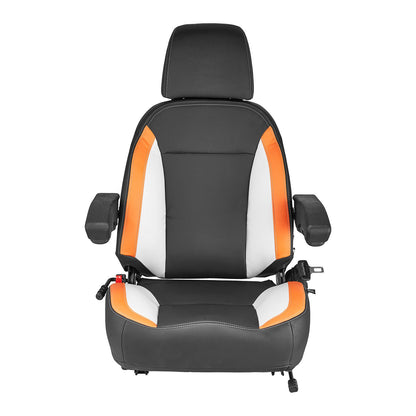 Gaffeltruck Sätesklippare Traktorsäte Justerbart Rygg Säkerhetsbälte & Nackstöd