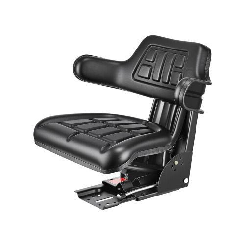 Universal Forklift Seat Wrap Around, Universal Tractor Seat with Micro Switch, Adjustable Tractor Suspension Seat with Tilt Fits for John Deere, Ford, Massey Ferguson, New Holland Tractor