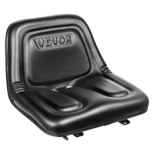 Universal Tractor Seat, Lawn Mower Seat with Micro Switch and Drainage Holes, 6.3-11.8 inch Extended Slot Tractor Seat for Tractor Loader Excavator