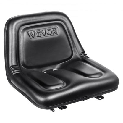 Universal Tractor Seat, Lawn Mower Seat with Micro Switch and Drainage Holes, 6.3-11.8 inch Extended Slot Tractor Seat for Tractor Loader Excavator
