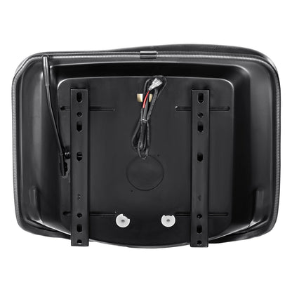 Universal-Tracor-Sitz, Rasenmähersitz mit Mikroschalter und Abflussloch, 6,3-13,4 Zoll verlängerter Traktorsitz für Baggerlader