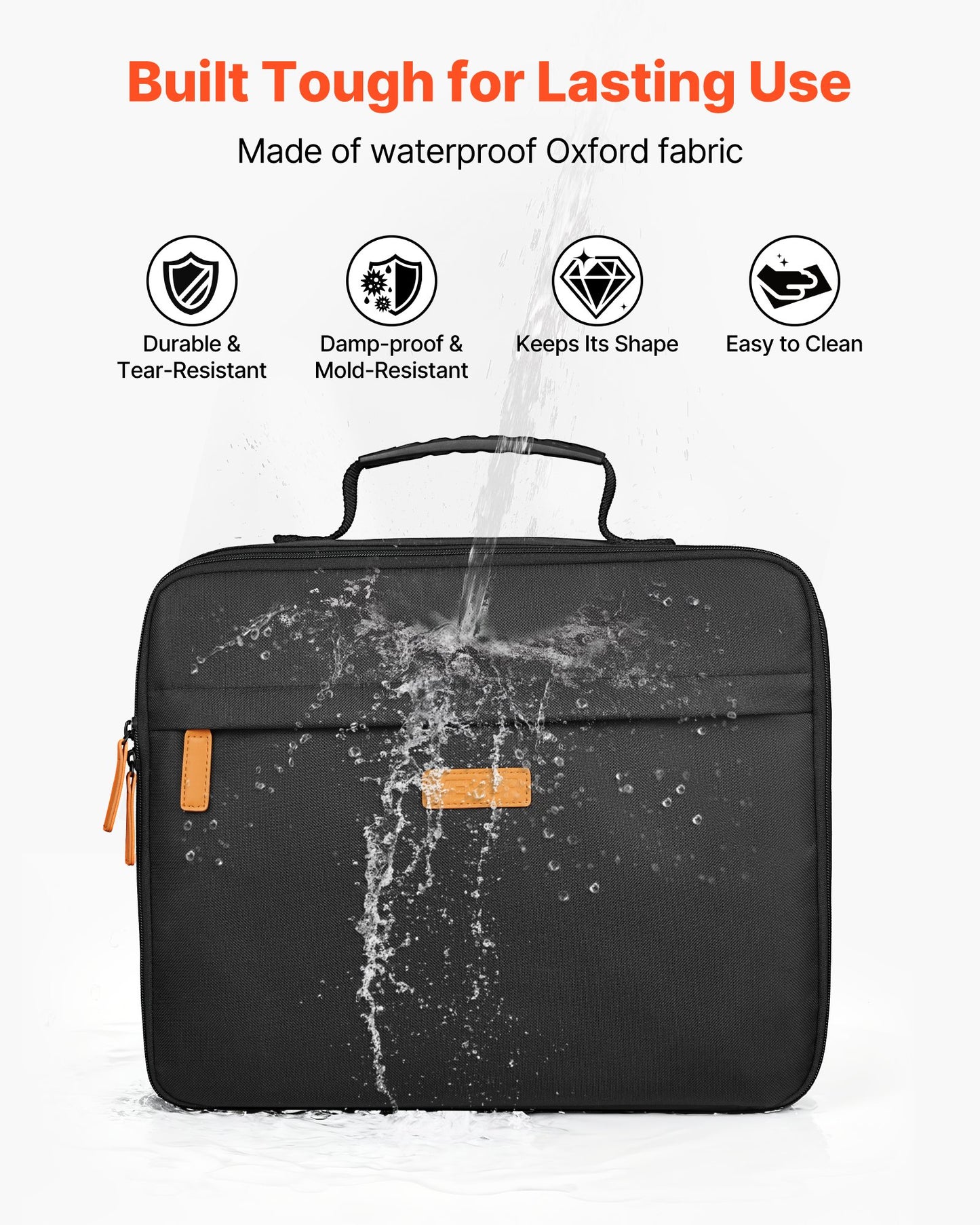 Miniature Storage Carrying Figure Bag, Fits for 1:500-1:750 Scale Models, Miniature Transport Bag with Adjustable Shoulder Strap, 3 Foam Layers for Large Storage Capacity (Minis Not Included)