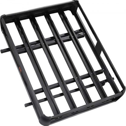 Universal 50.4 x 36.4 Inch Roof Basket, Basket Roof Rack, Aluminum Roof Mounted Cargo Rack with Bars XL-B for Car Top Luggage Traveling SUV Holder