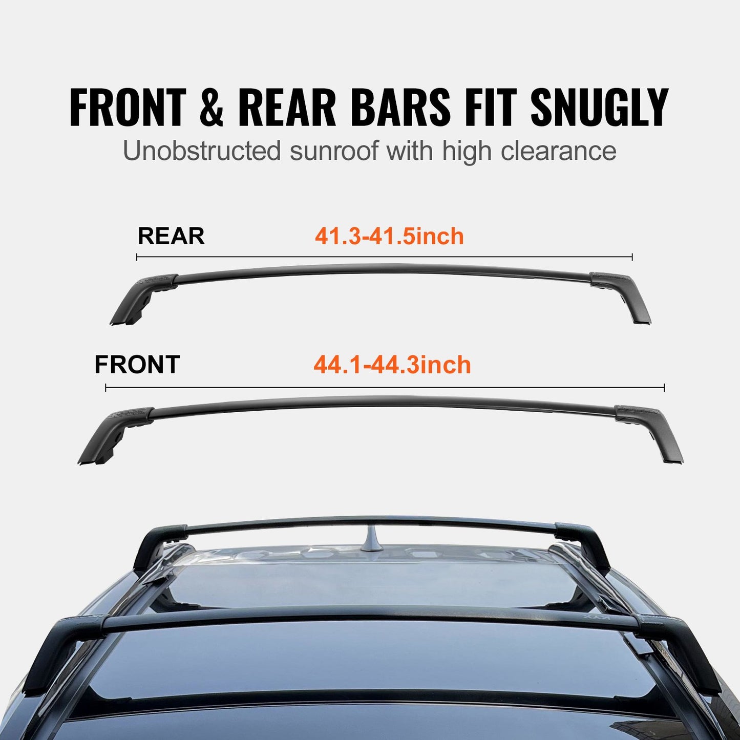 Roof Rack Cross Bars, Compatible with Toyota RAV4 2020-2023, 160lbs Load Capacity, Aluminum Anti-Rust Crossbars with Locks, Rooftop Cargo Bag Luggage Carrier (Not Fit for Adventure/TRD Off-Road)