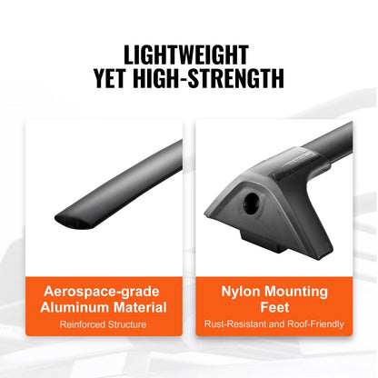 Roof Rack Cross Bars, Compatible with Toyota RAV4 2020-2023, 160lbs Load Capacity, Aluminum Anti-Rust Crossbars with Locks, Rooftop Cargo Bag Luggage Carrier (Not Fit for Adventure/TRD Off-Road)