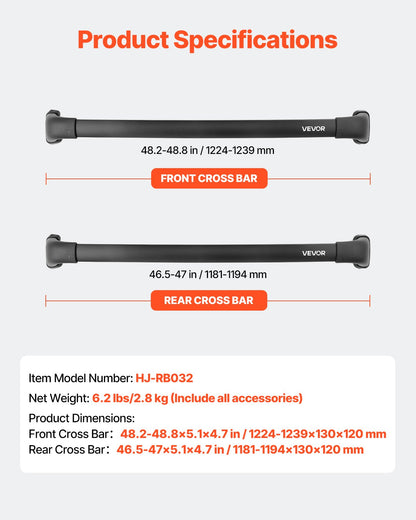 Cross Bars Roof Racks, 165lbs Capacity, Compatible with Toyota Highlander 2014-2019 XLE, Limited, SE with Flush Roof Rails, Heavy Duty Aluminum Crossbar Racks Roof Rail Rooftop Luggage Canoe