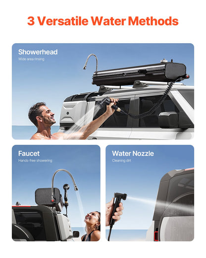 4,5 Gal Dachgepäckträger-Wassertank Tragbarer Wassertank mit Spritzschutzplatte