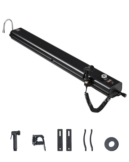 8 Gal Roof Rack Water Tank Portable Water Tank with Splash Guard Panel