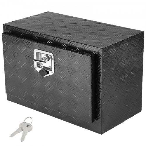 Underbody Aluminum Truck Tool Box 24" x 14" x 16" Trailer RV Tool Storage
