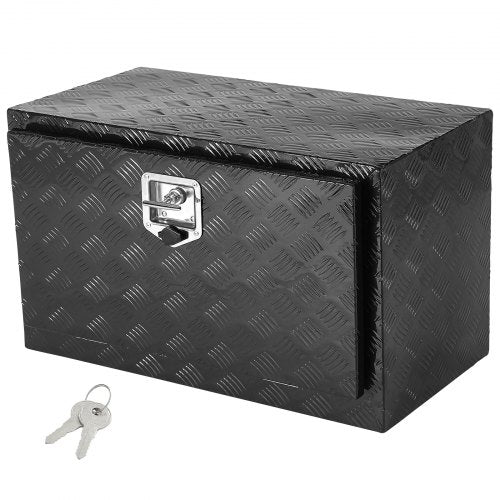 Underbody Aluminum Truck Tool Box 30" x 14" x 16" Trailer RV Tool Storage