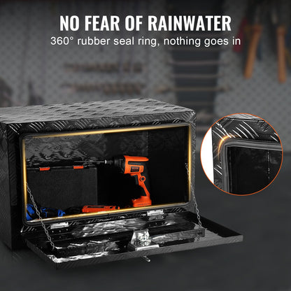 Untergestell Aluminium LKW Werkzeugkasten 30" x 14" x 16" Anhänger RV Werkzeugaufbewahrung