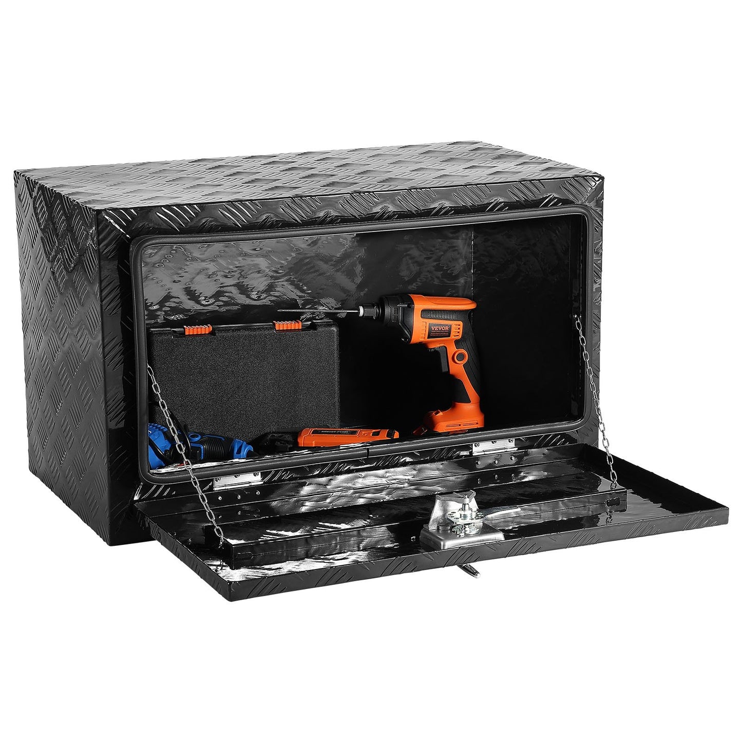 Untergestell Aluminium LKW Werkzeugkasten 36" x 14" x 16" Anhänger RV Werkzeugaufbewahrung