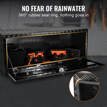 Untergestell Aluminium LKW Werkzeugkasten 60" x 24" x 24" Anhänger RV Werkzeugaufbewahrung