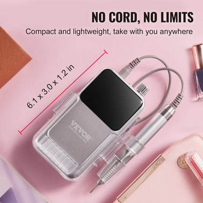 Electric Cordless Nail Drill Machine for Nail E-File Machine 35000RRM Brushless Motor