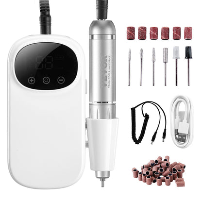 Electric Rechargeable Nail Drill Machine 35000RPM Cordless Nail File Machine