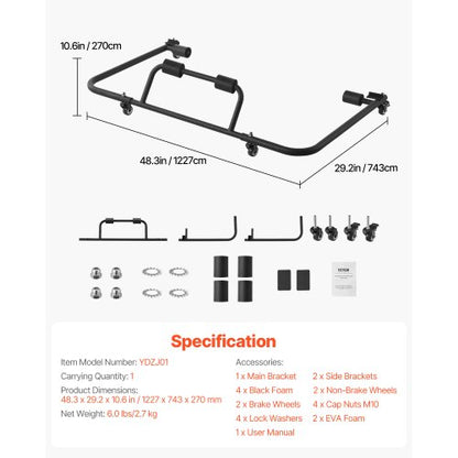 flyttbar, robust förvaringsvagn för Jeep Wrangler TJ, JK, JL, JT |  EU