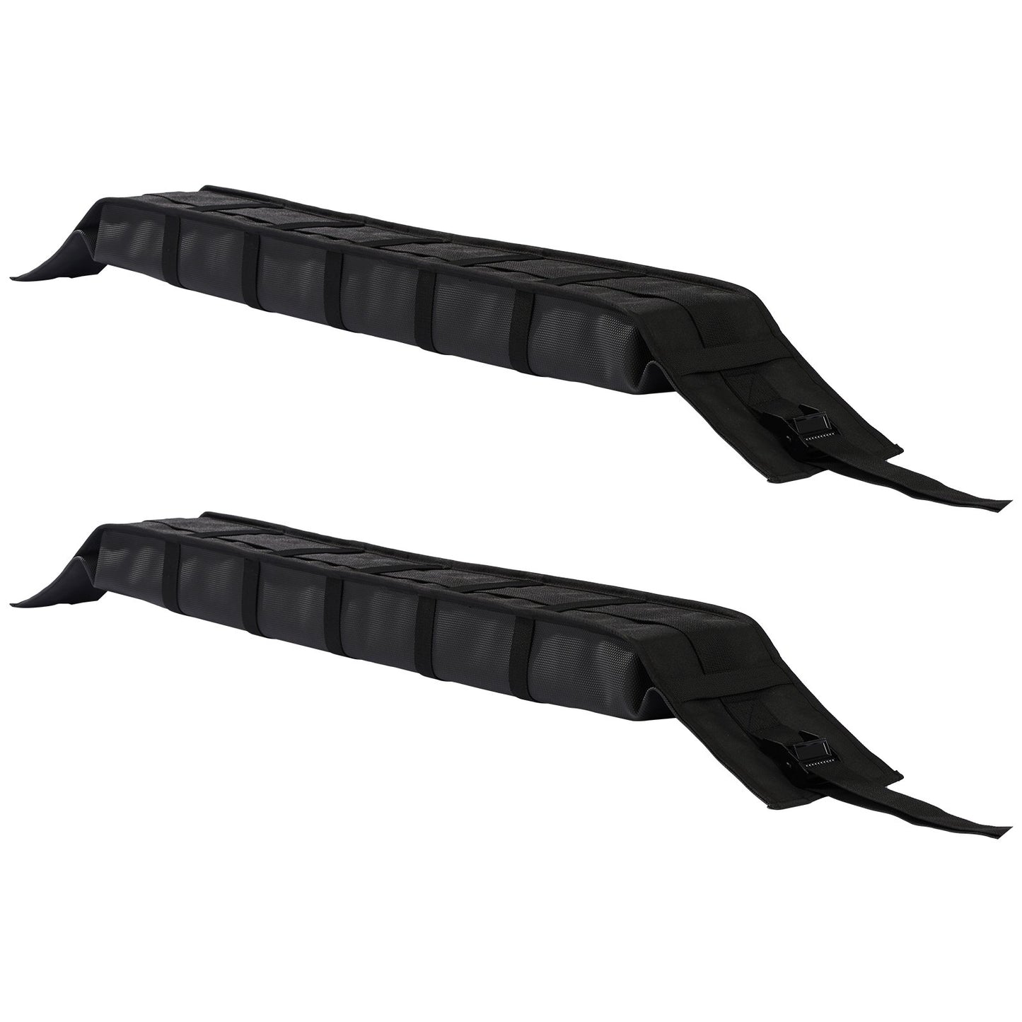 Soft Roof Rack Pads 33in 176lbs Lastkapacitet för kajak Kanot Surfboard Bagage