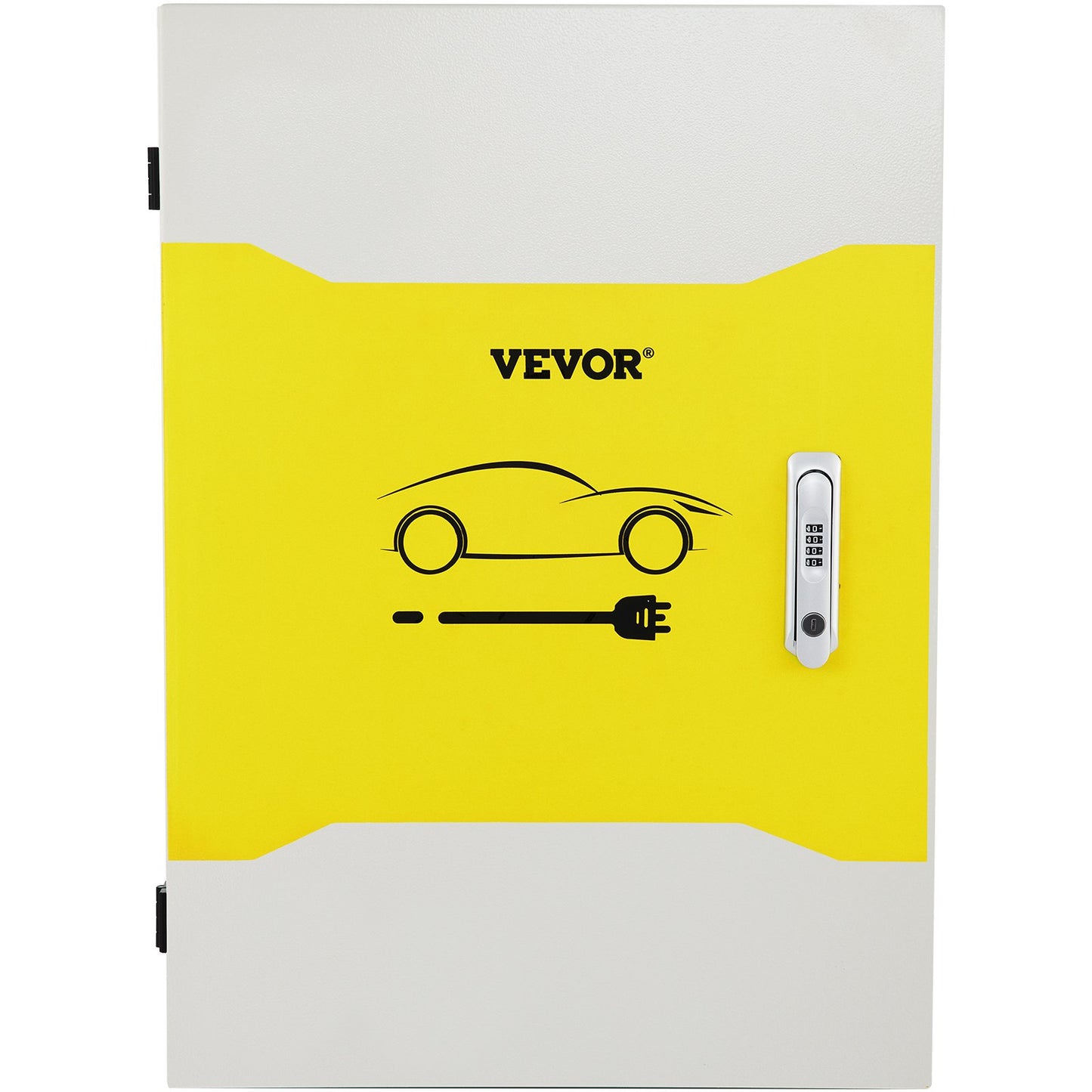 Tesla Laddningsstation Box, 28" x 20" x 10", Utomhus kabelbox Laddbox Kabelorganisatör, IP32 Vattentät Dammtät Cool Roll Steel Elbox, för Tesla Wall Connector