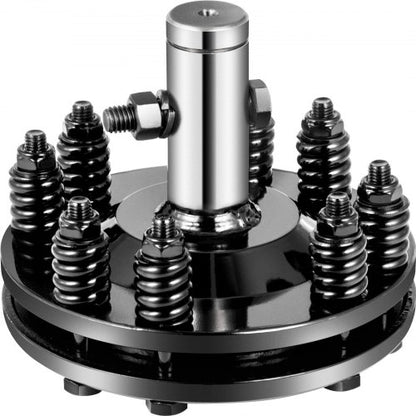 Slip Clutch, 1 3/8\" PTO Slip Clutch, Smooth Round Ends PTO Friction Clutch, Carburized Steel Tractor Slip Clutch, Adjustable Rotary Cutter Slip Clutch, Black Brush Hog Slip Clutch for PTO Shaft