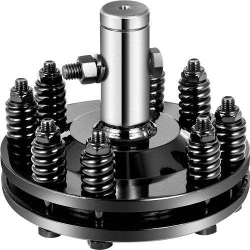 Slip Clutch, 1 3/8\" PTO Slip Clutch, Smooth Round Ends PTO Friction Clutch, Carburized Steel Tractor Slip Clutch, Adjustable Rotary Cutter Slip Clutch, Black Brush Hog Slip Clutch for PTO Shaft